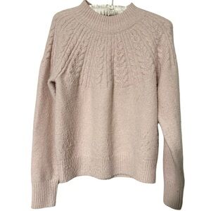 Joie Pink Cable Knit Sweater